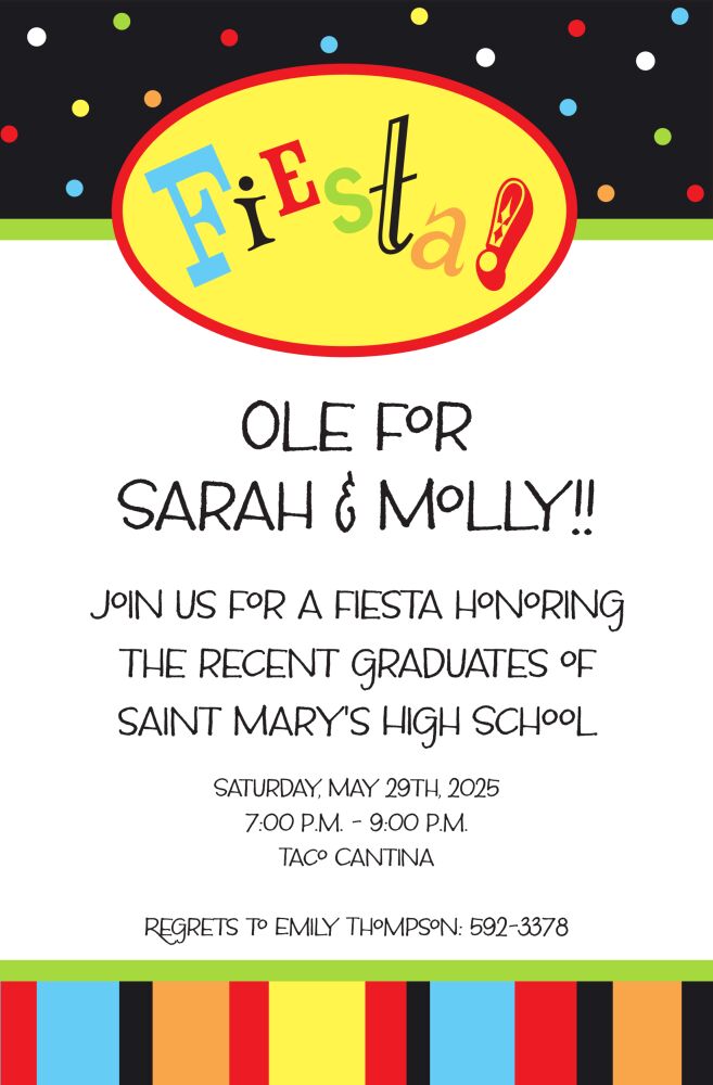 Fiesta Ole Invitation