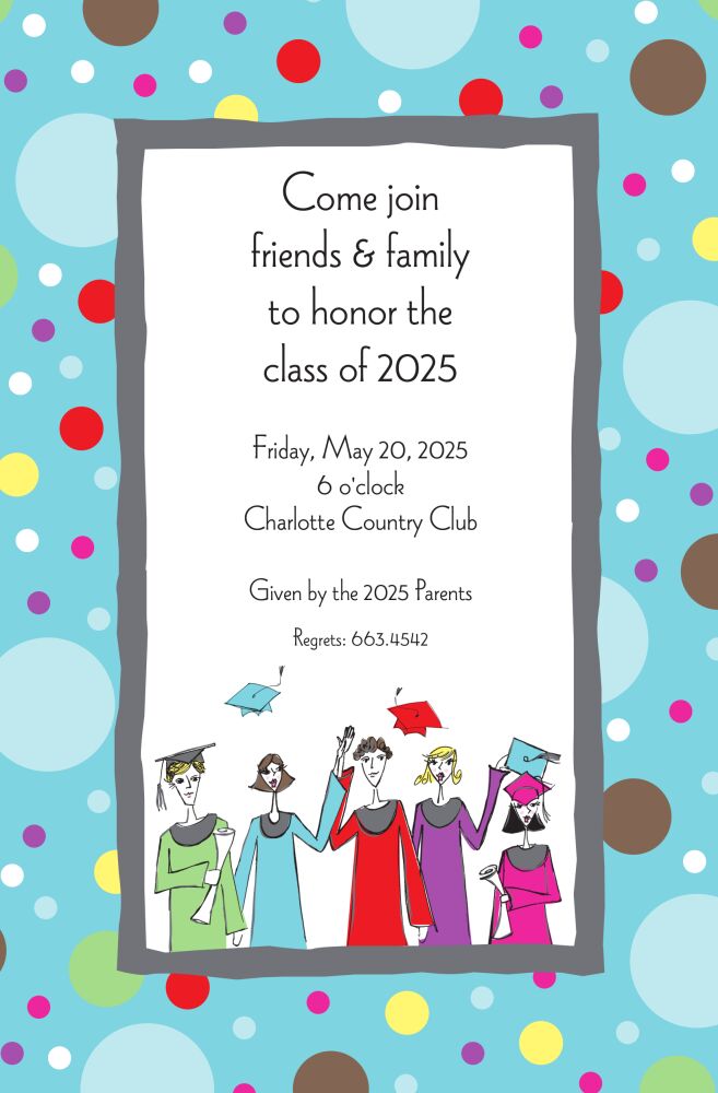 Grad People Invitation