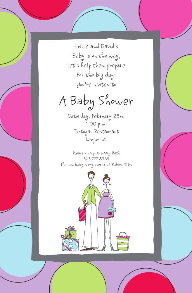 Baby Couple Invitation