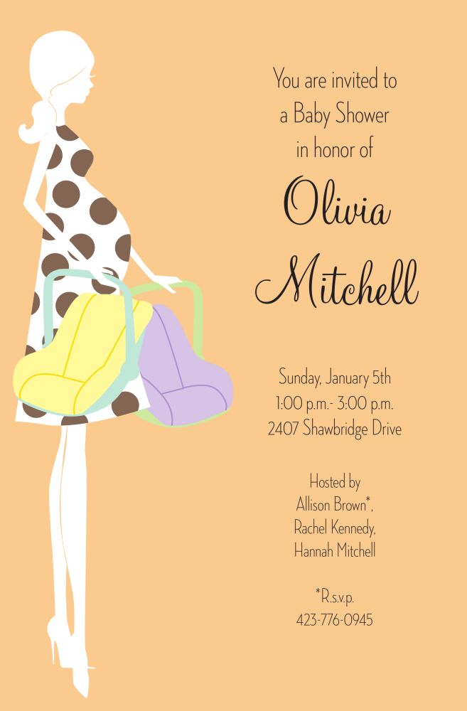 Carrying Cradles Invitation