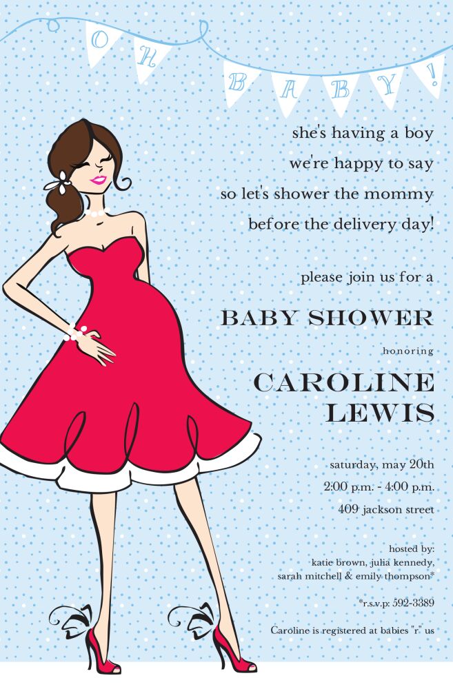 Mama Boy Invitation