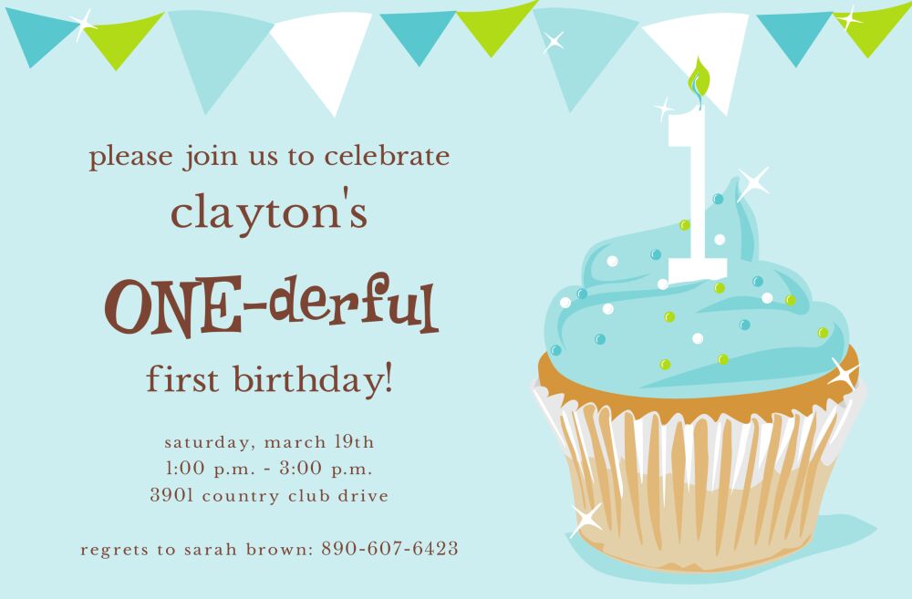 One-derful Boy Invitation