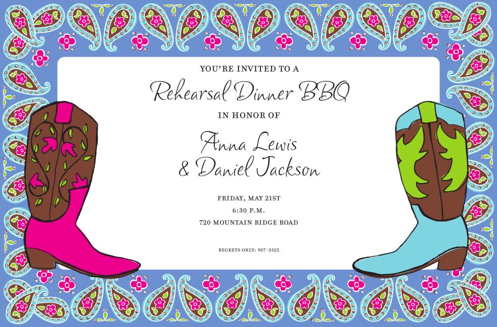 Paisley Country Invitation