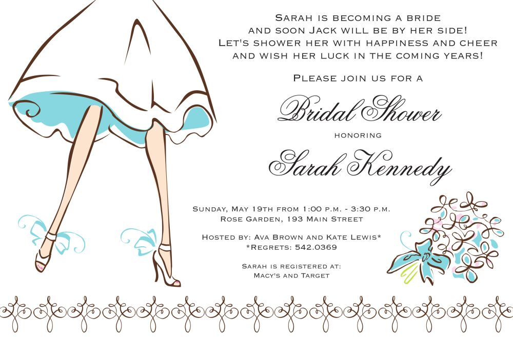 Walking Bride Invitation