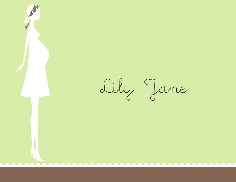 Mom Baby Folded Note