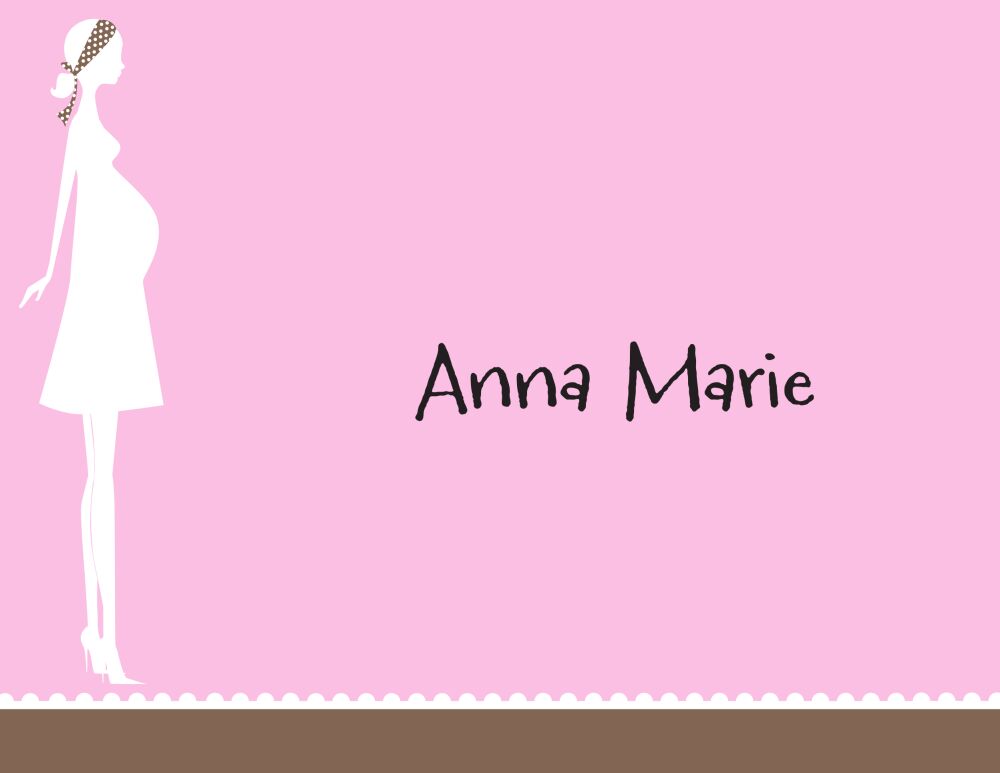 Mom Girl Folded Note