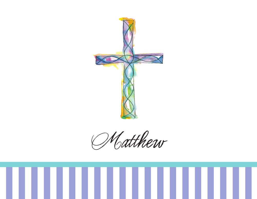 Cross Folded Note