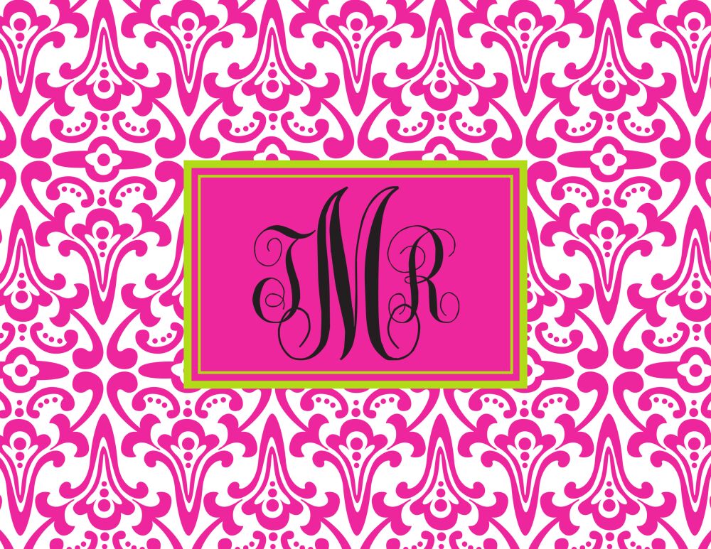 Frill Pink Folded Note