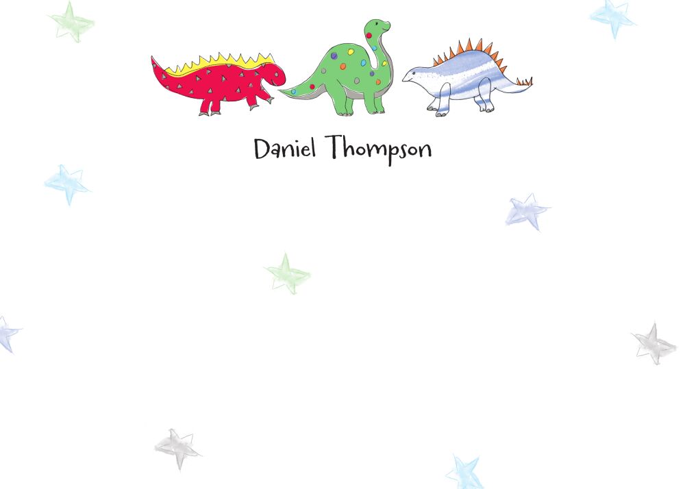 Dinosaurs Flat Note