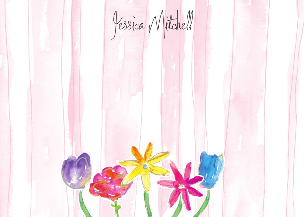 Spring Flowers Flat Note