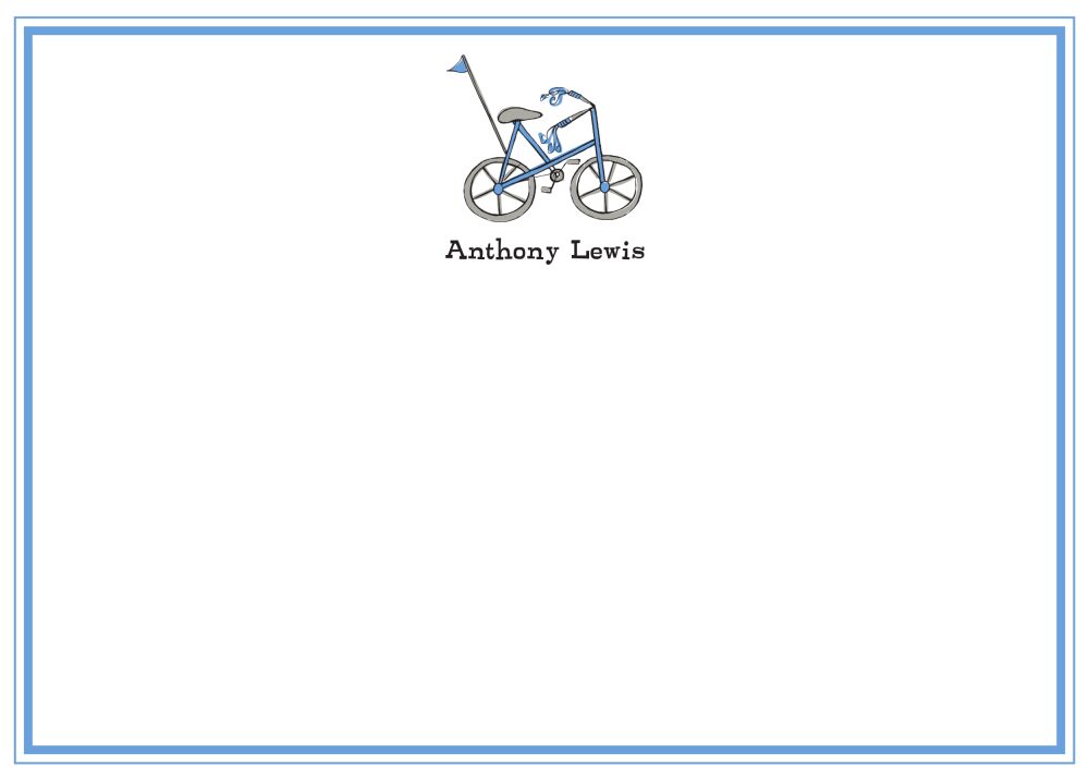 Boy Bike Flat Note