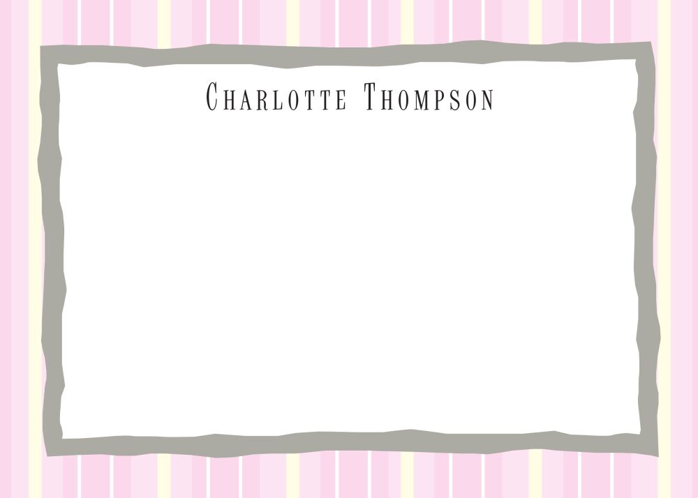 Girl Stripes Flat Note