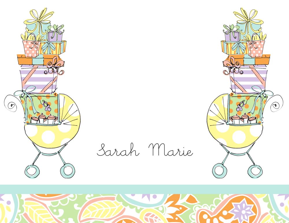 Stroller Stack Folded Note