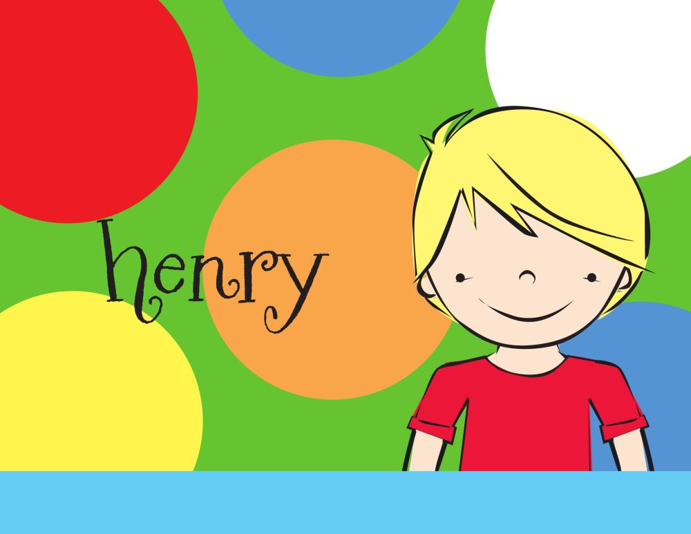 Blonde Boy Folded Note