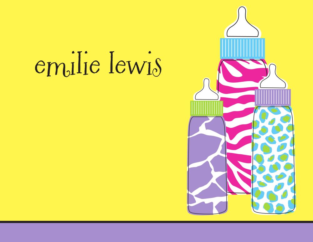 Fleur de Lis Folded Note