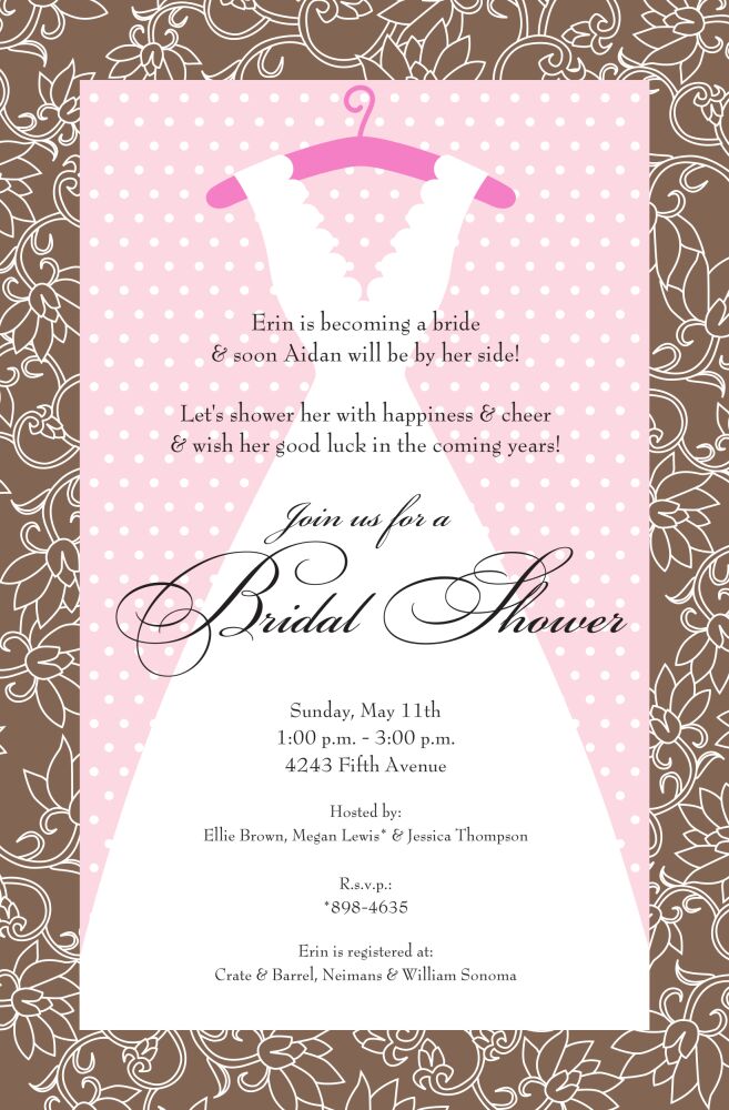 Vintage Dress Invitation