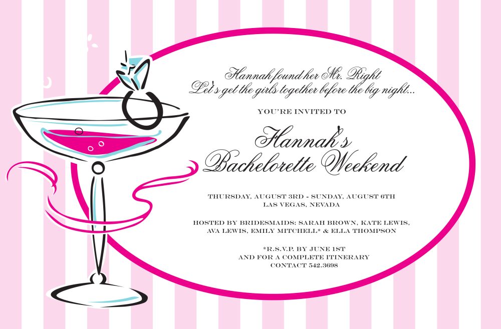 Bride's Glass Invitation