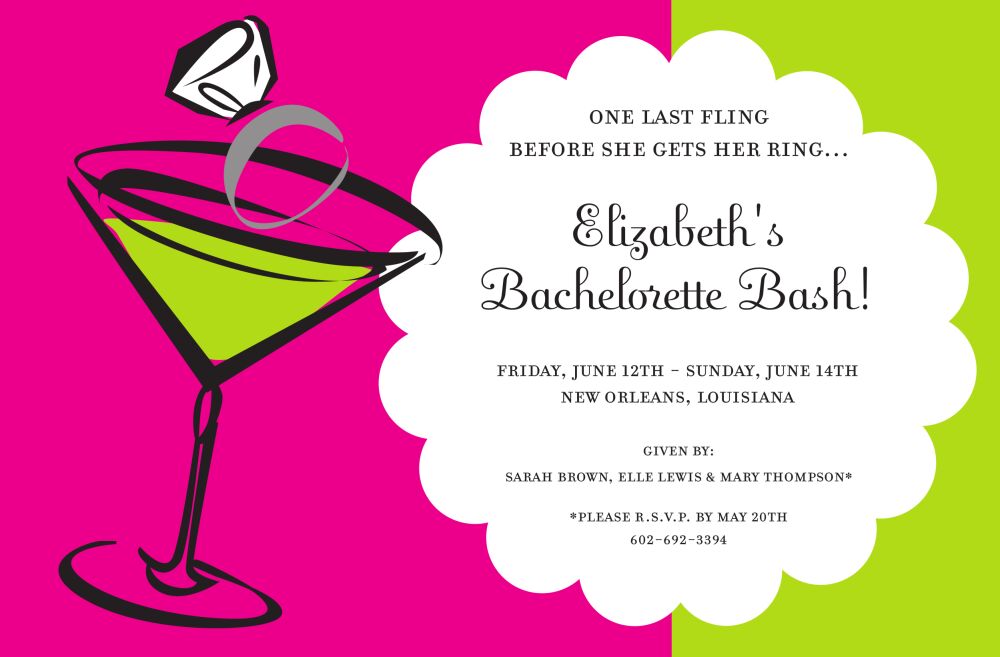 Cocktails & Carats Invitation