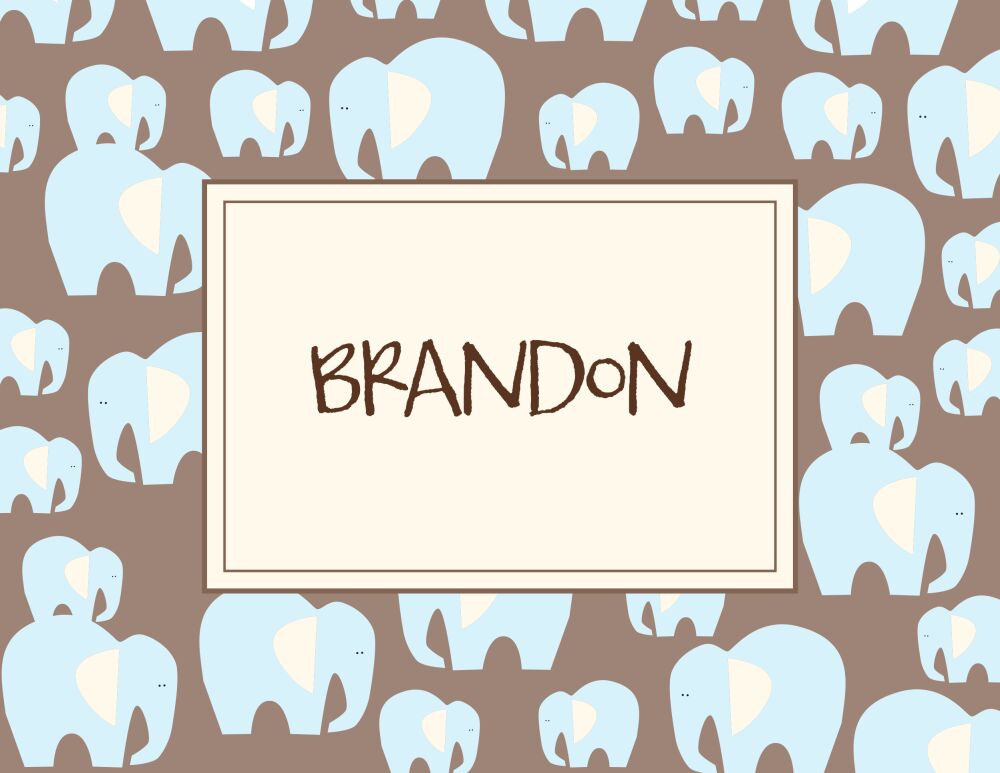 Elephants Folded Note