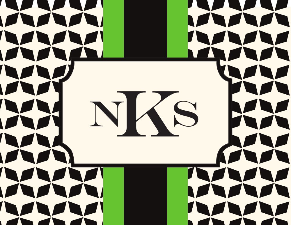 Grand Green Folded Note