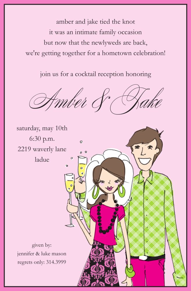 Bridal Couple Invitation