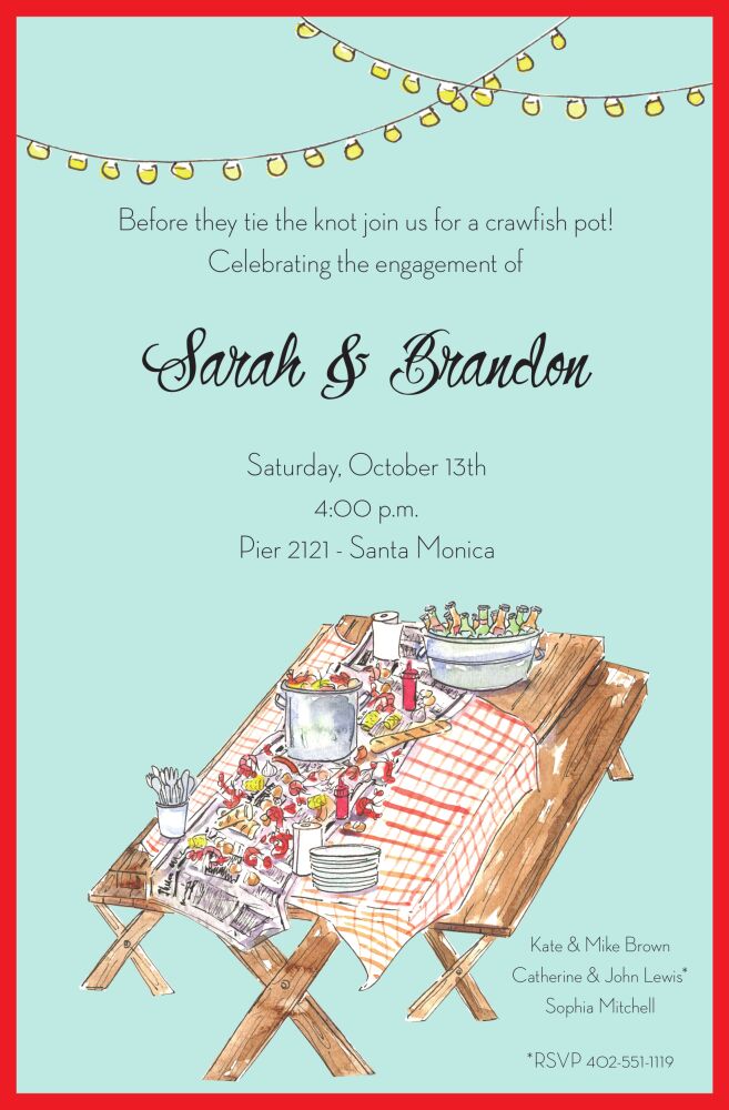 Crawfish Bash Invitation