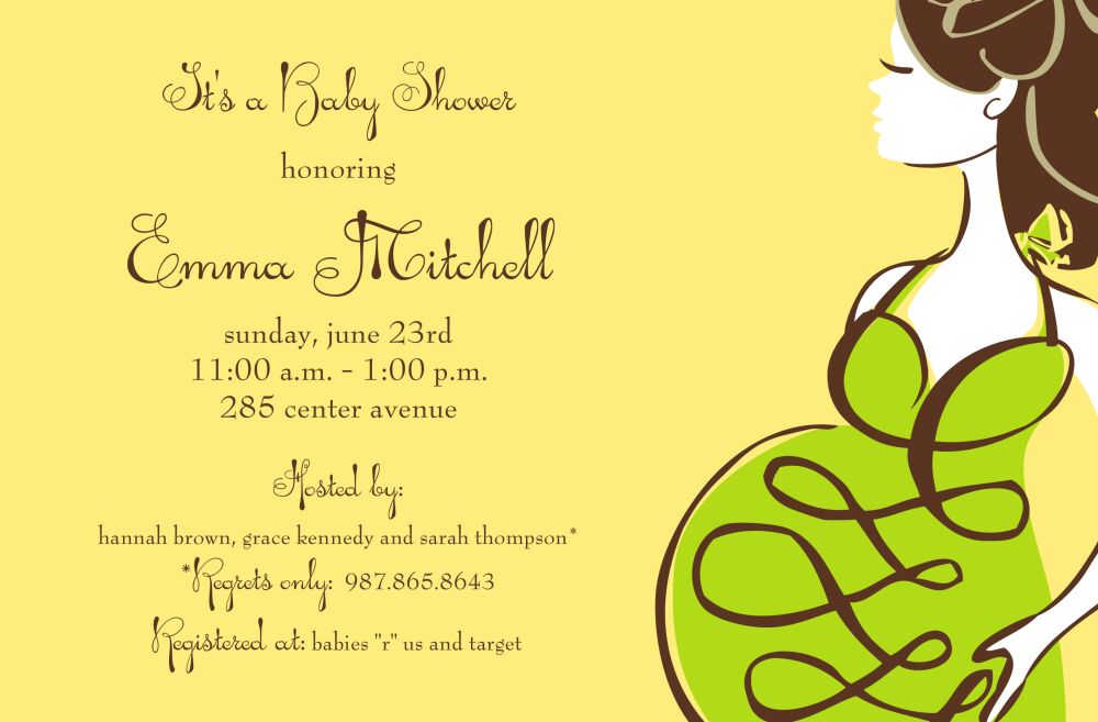 Designer Mom Invitation