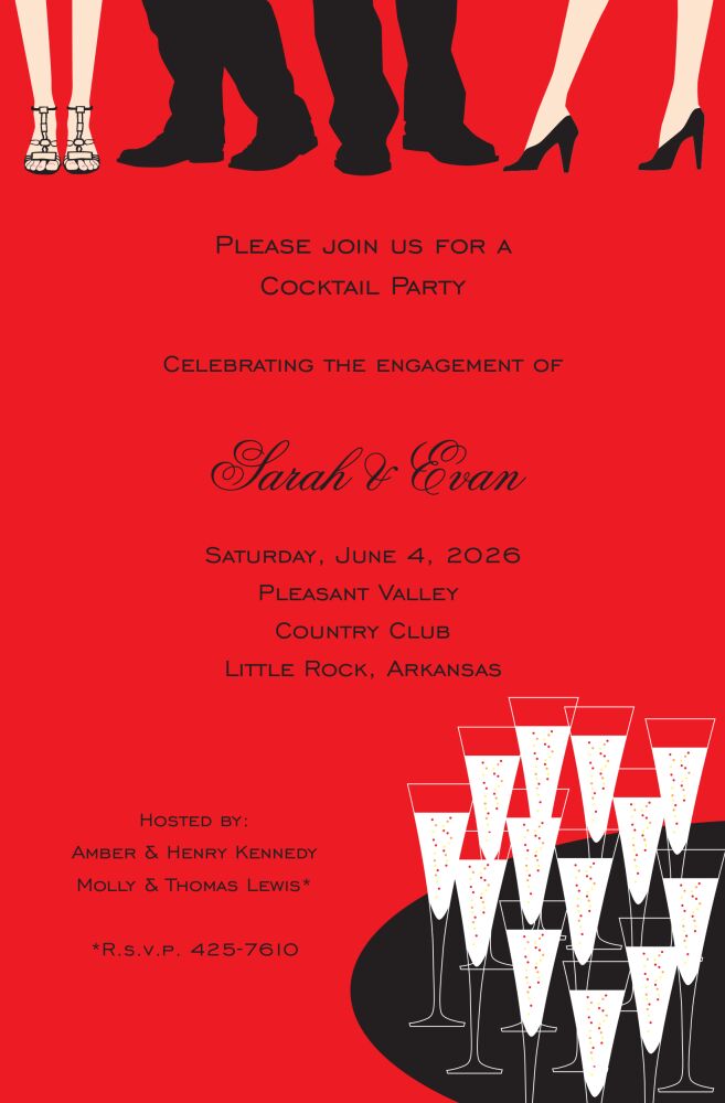 Cocktail Ankles Invitation