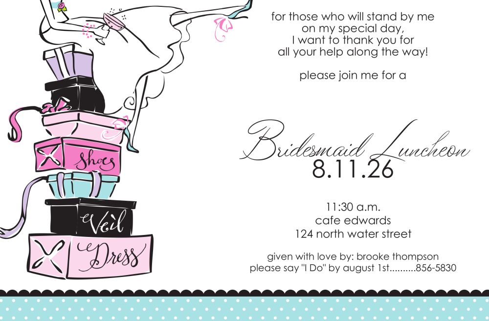 Stack Bride Invitation