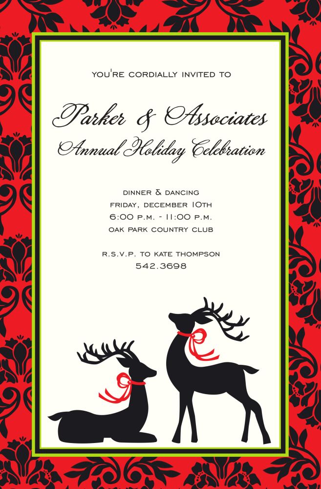 Deer Elegance Invitation