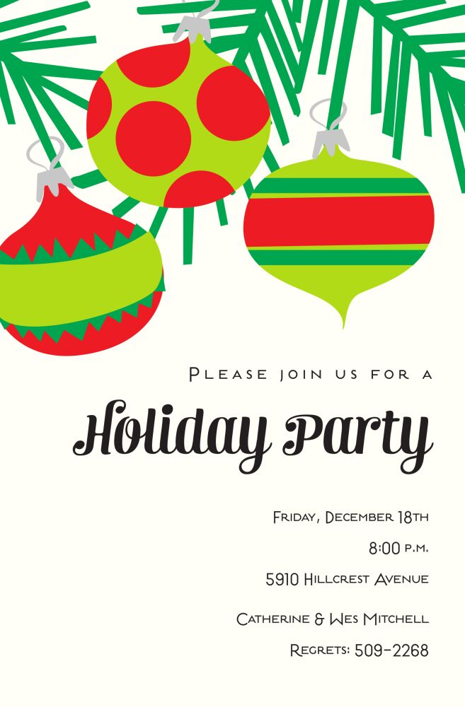Flashy Bulbs Invitation
