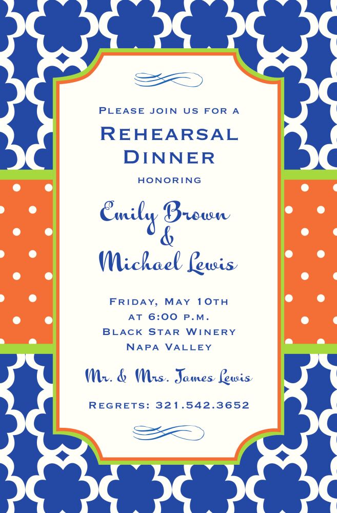 Blooms n Dots Invitation