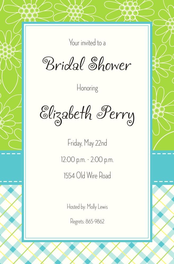 Daisy Mix Invitation