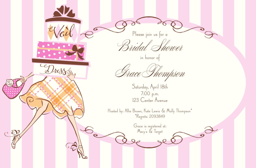 Strolling Presents Invitation