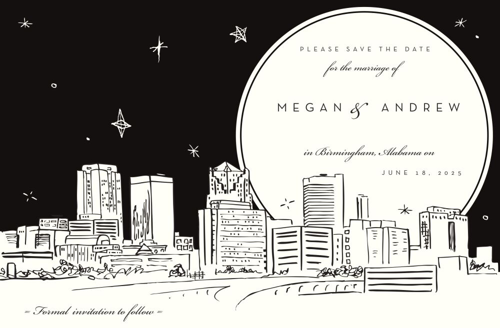 Birmingham Skyline Invitation