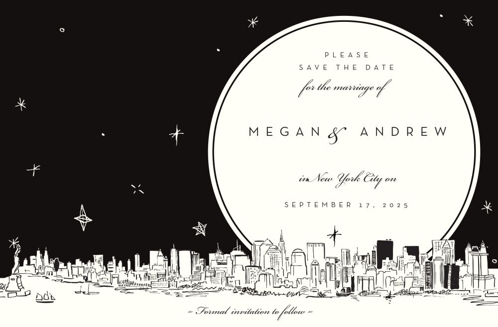 NYC Skyline Invitation