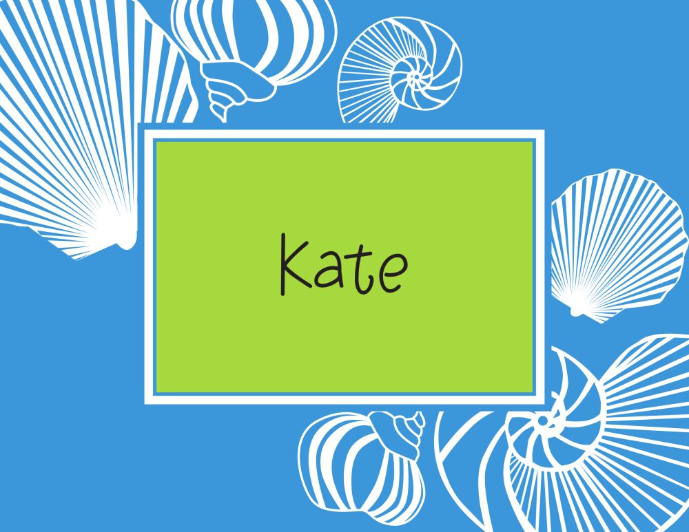 Shells Folded Note