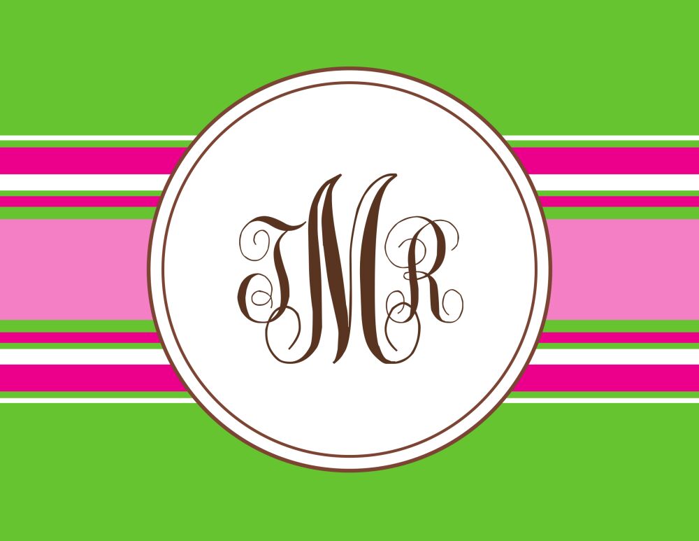 Lime Punch Folded Note