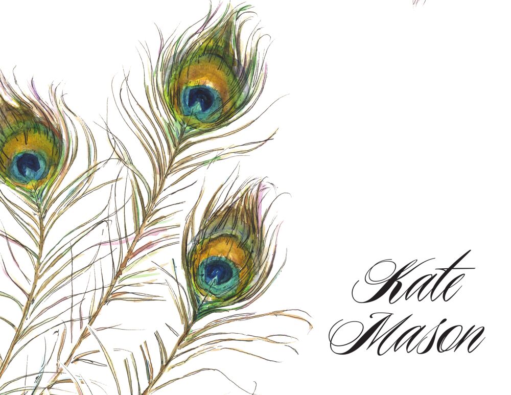 Feathers Folded Note