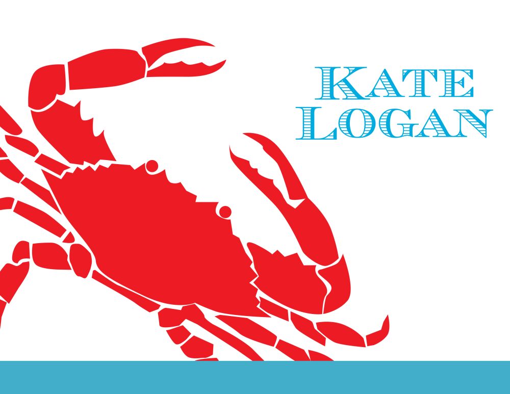 Crab Folded Note