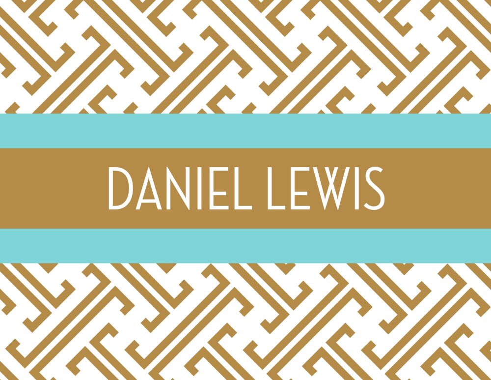 Maze Khaki Folded Note