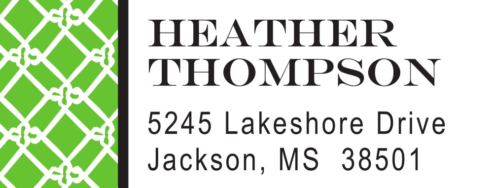 Fresh Weave Return Address Label