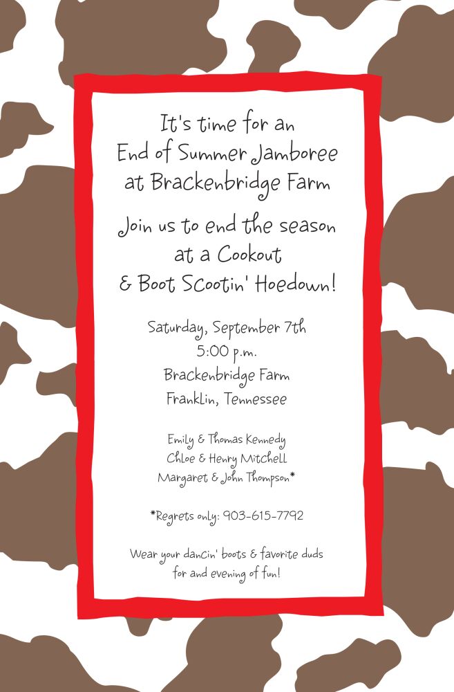 Pinto Invitation