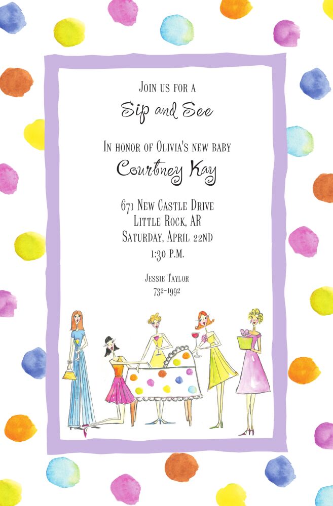 Sip & See Invitation