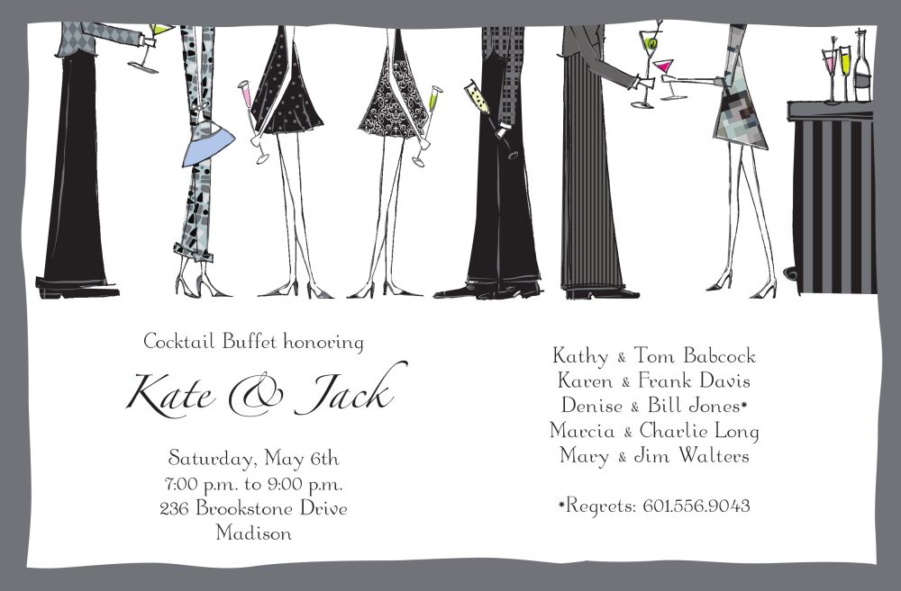 NYC Party Feet Invitation