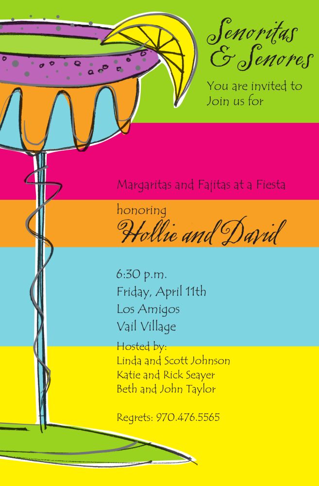 Margarita Madness Invitation