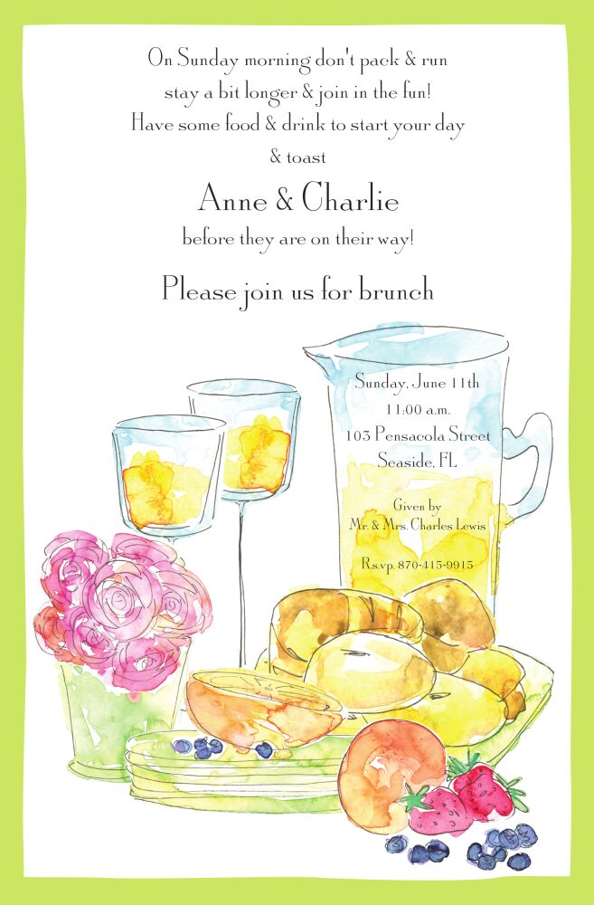 Day After Brunch Invitation