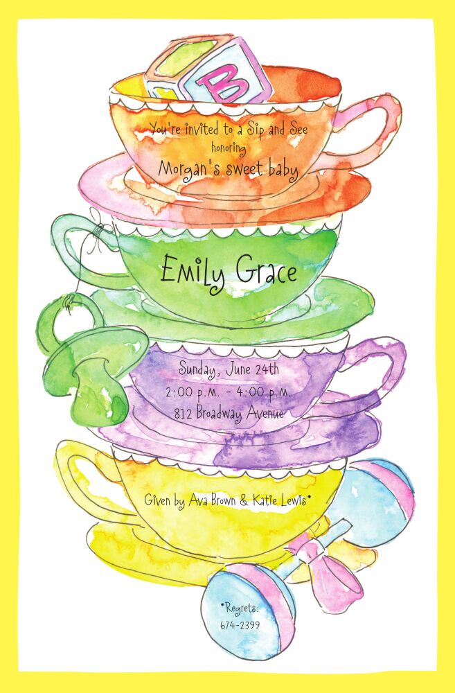 Sip & See Tea Invitation