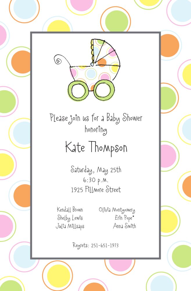 Stroller Invitation