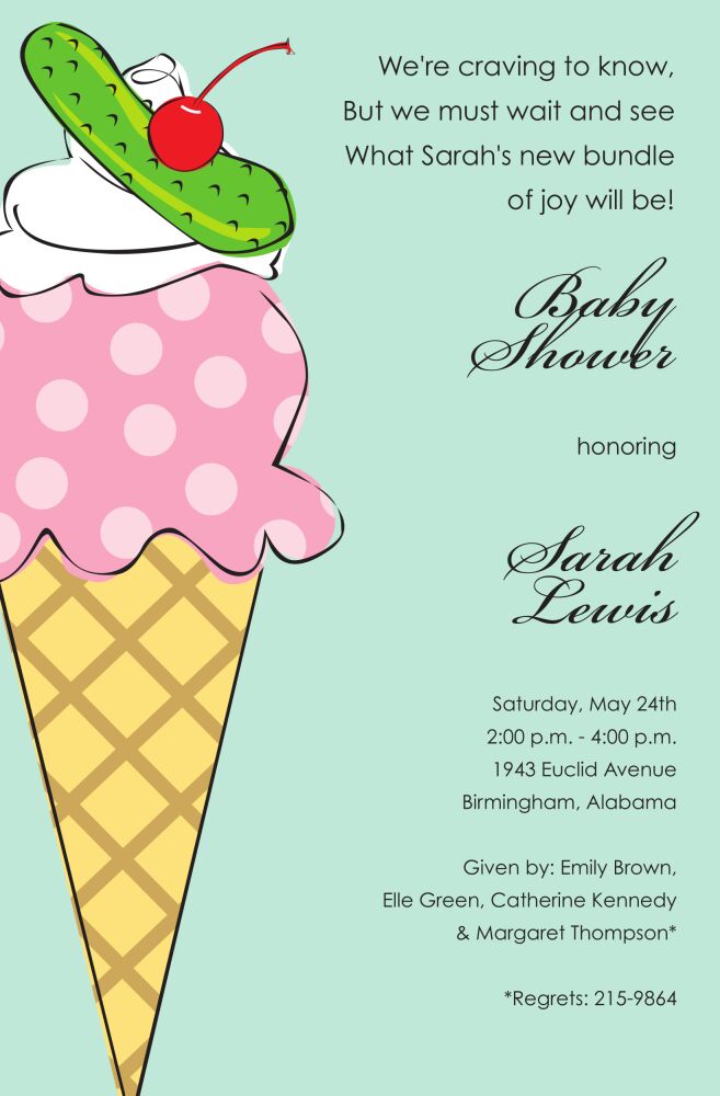 Mom's Flavor Invitation